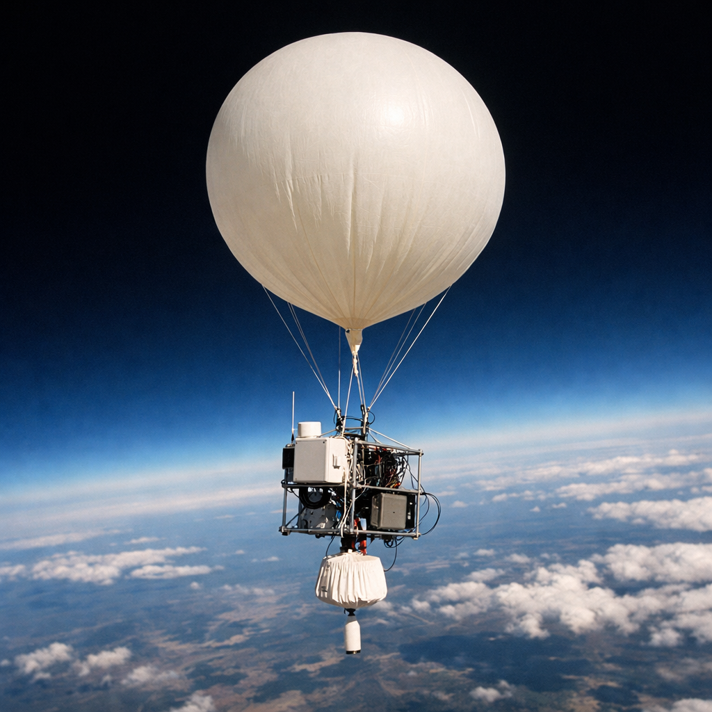 Start eines Stratosphärenballons Ende Juni