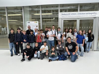Klasse 6d besucht das Mathelabor am KIT